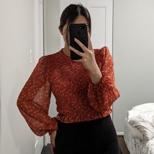 Aritzia Wilfred Tempest Blouse - Size L